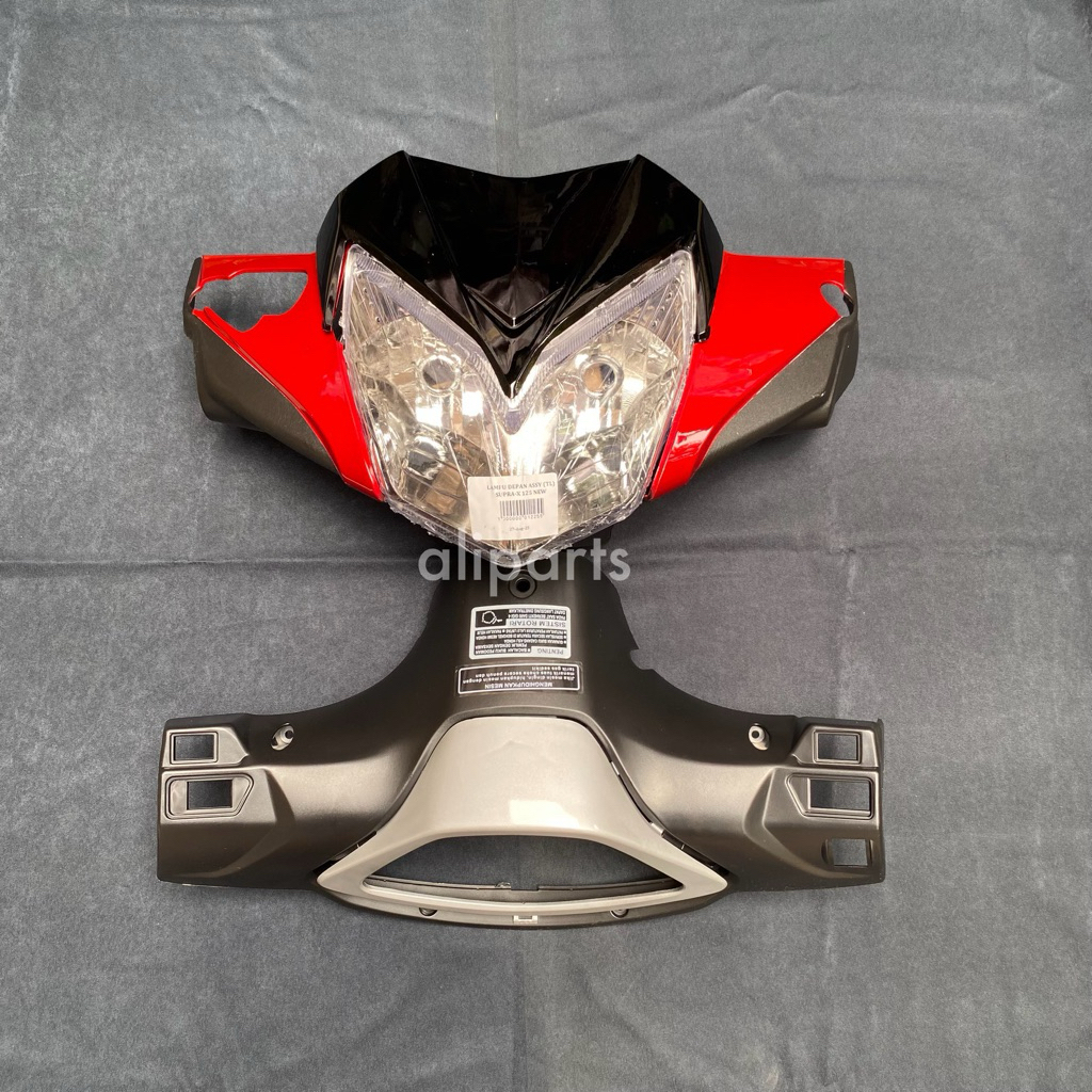 BATOK SUPRA X 125 MERAH - Batok Depan Belakang Supra X 125 New Batman