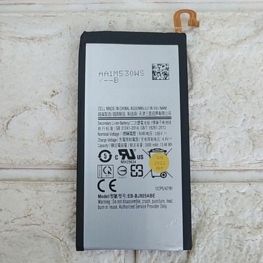 Baterai Samsung A6+ A6 Plus 2018 A605 J8 Plus J8+ EB-BJ805ABE