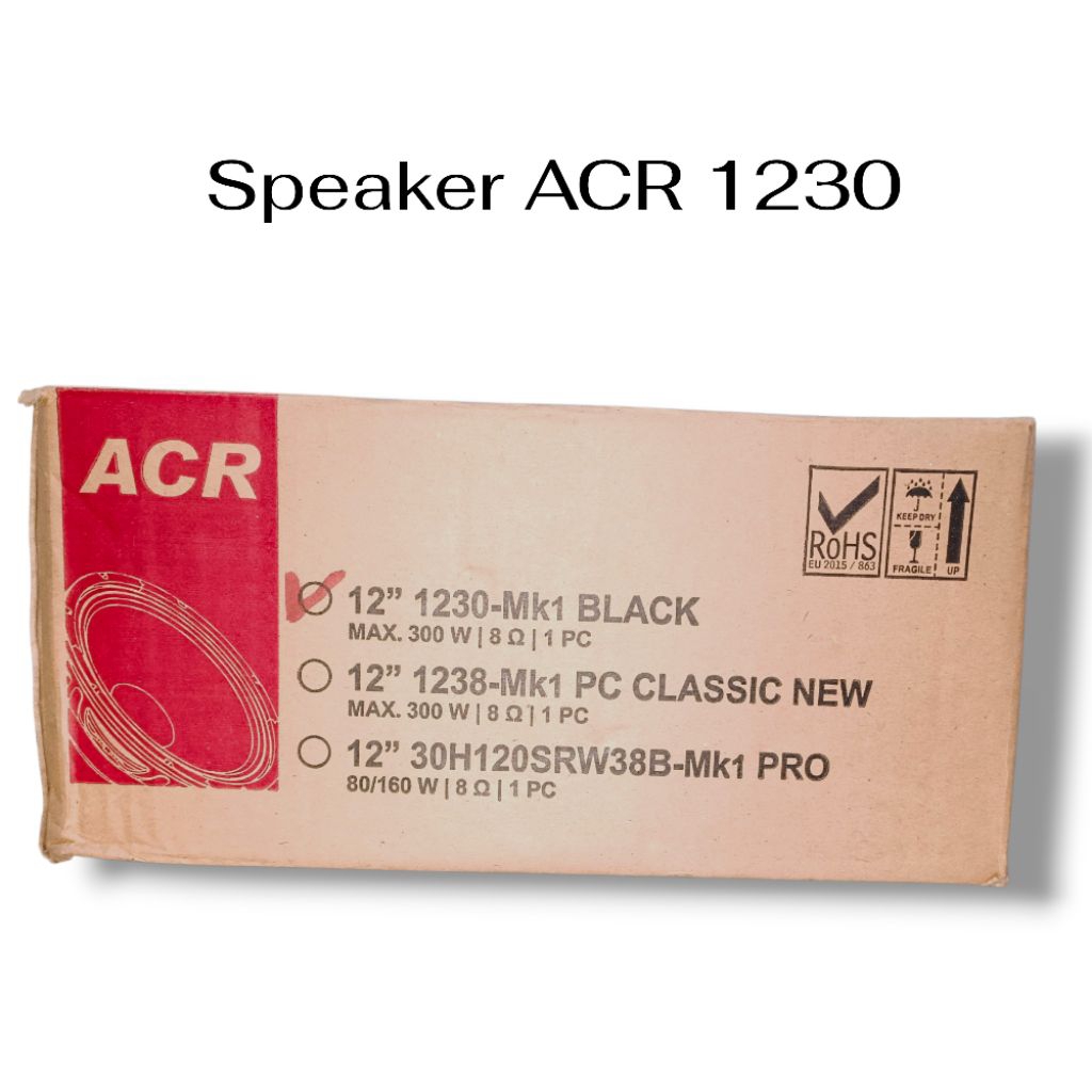 Speaker ACR 12" 1230 mk1 black