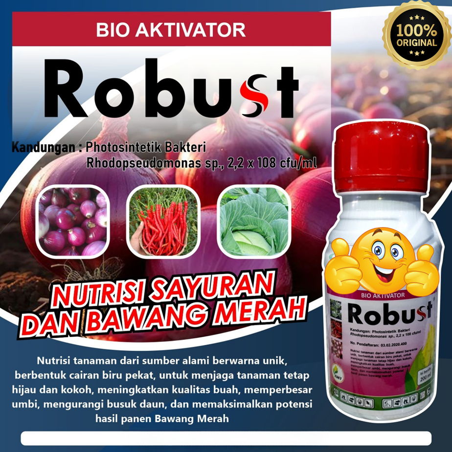 ROBUST - 100ml / Bio Aktivator / Nutrisi Tanaman Bawang Merah
