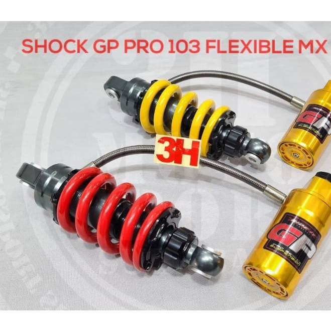 SHOCK RIDE IT GP PRO 103 FLEXIBLE SKOK MOTOR Yamaha MX KUNING ; MERAH