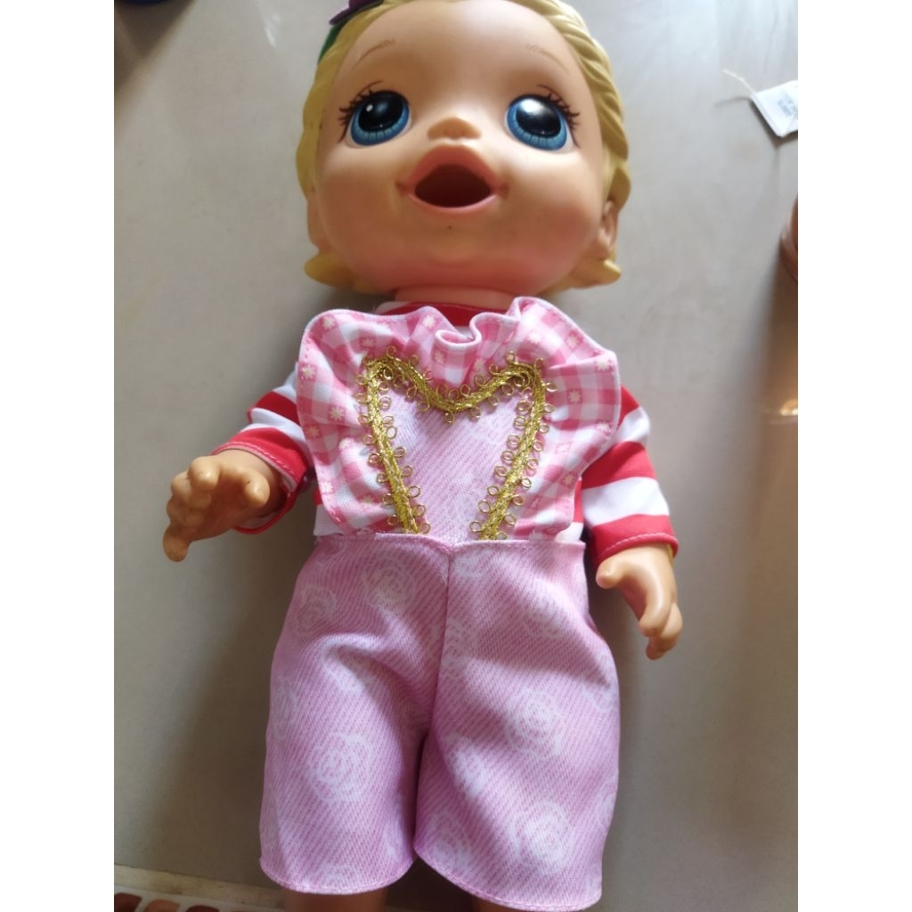 baju boneka baby alive doll