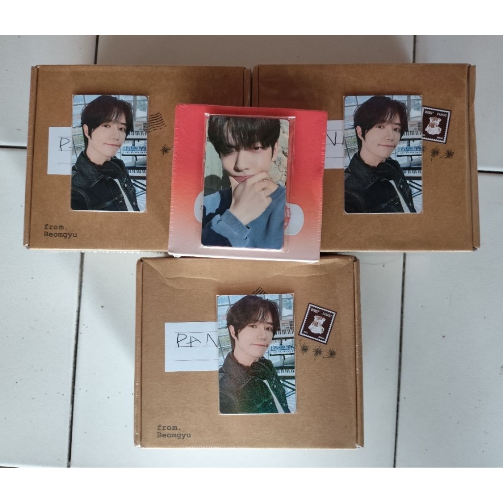 ALBUM & PC POB SEALED TXT BEOMGYU MIXTAPE: PANIC & LOVE LANGUAGE WEVERSE JAPAN WVJP
