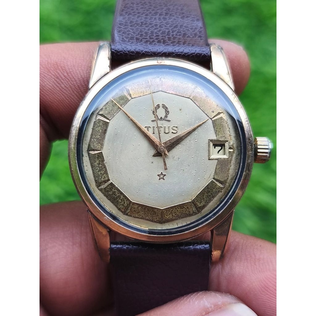 Jam Tangan Lawas Titus Manual wending original