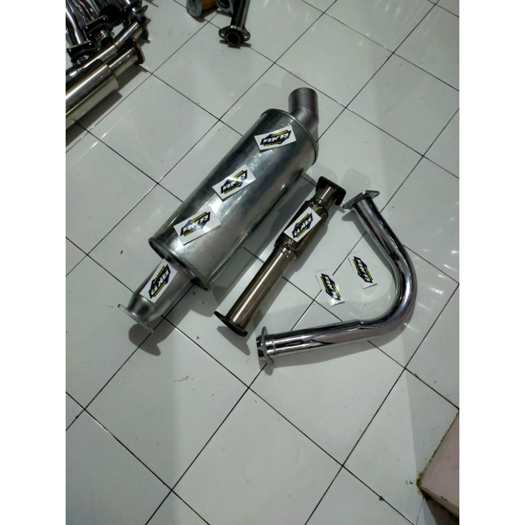 KNALPOT FULSET CANTER EURO 2/125PS SET TABUNG HINO PNP