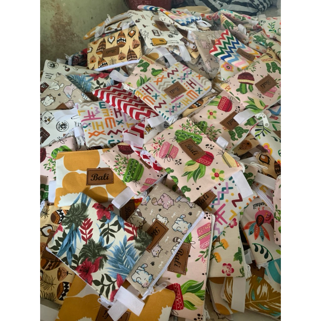 Souvenir dompet kanvas motif/Souvenir dompet/Souvenir khas solo/souvenir khas jogja