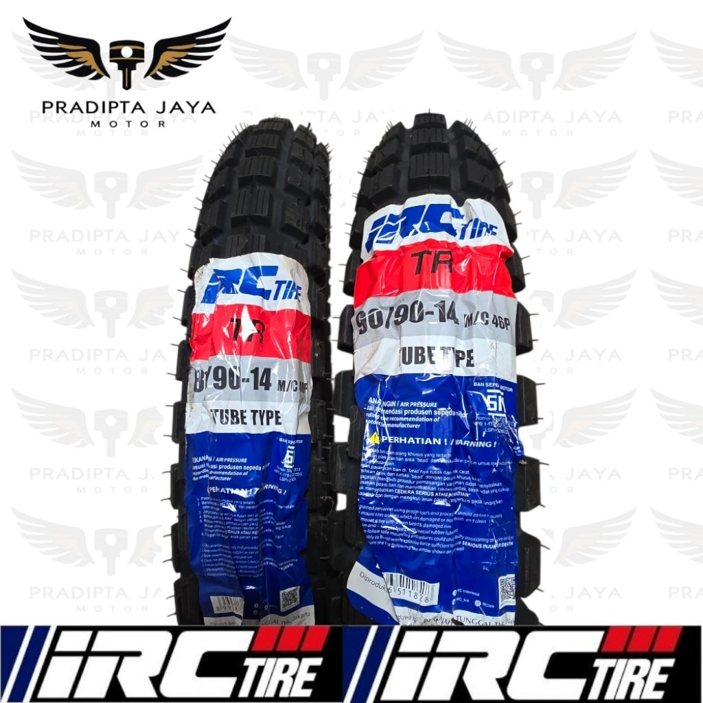 Ban Luar IRC 70/80-14 80/90-14 70 80 90 90/90-14 Ring 14 Trail Non Tubles
