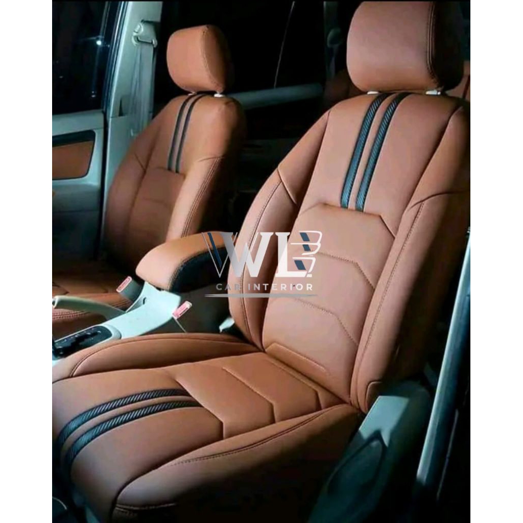 sarung jok mobil innova barong 2012-2015 fullset 3baris, bergaransi