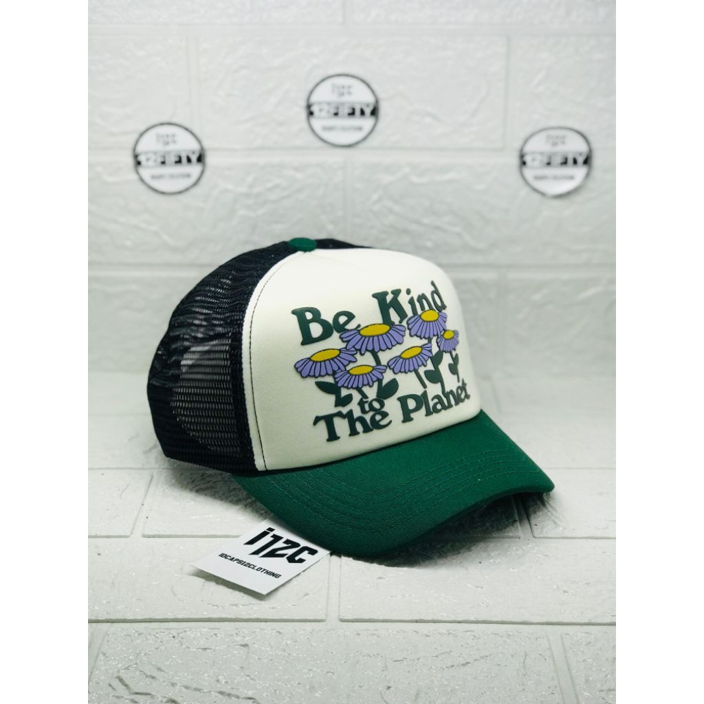 topi jaring trucker hat original visor pendek