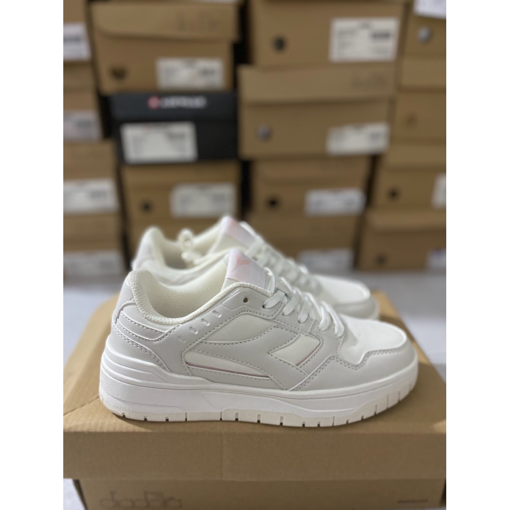 DIADORA MORTY WOMEN’S SNEAKERS SHOES - BEIGE/PINK