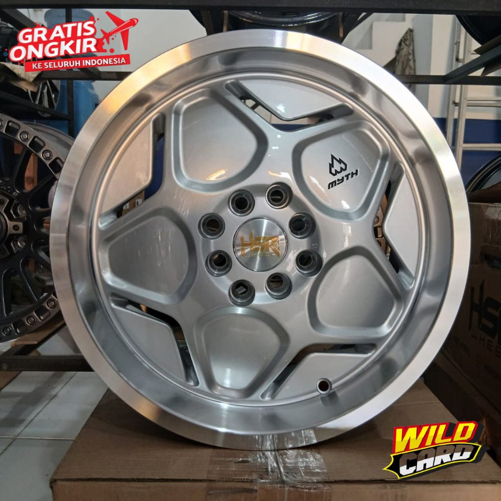 Velg Mobil Model Celong Ring 16 HSR MYTH04 Lebar 7/8 ET40/35 Untuk Mobil Jazz,Yaris,Avanza DLL