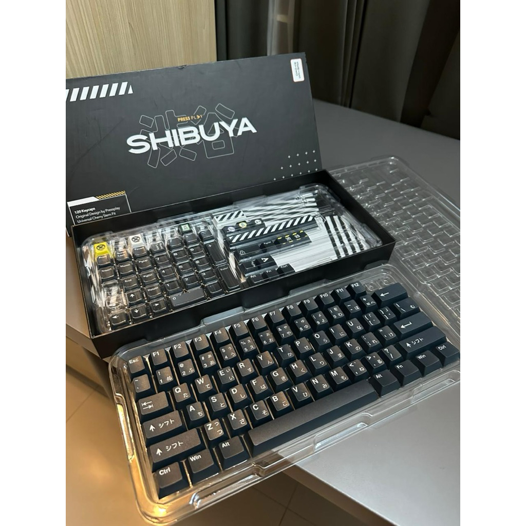 Keycaps Pressplay Shibuya dan noir decocaps Like new 99%