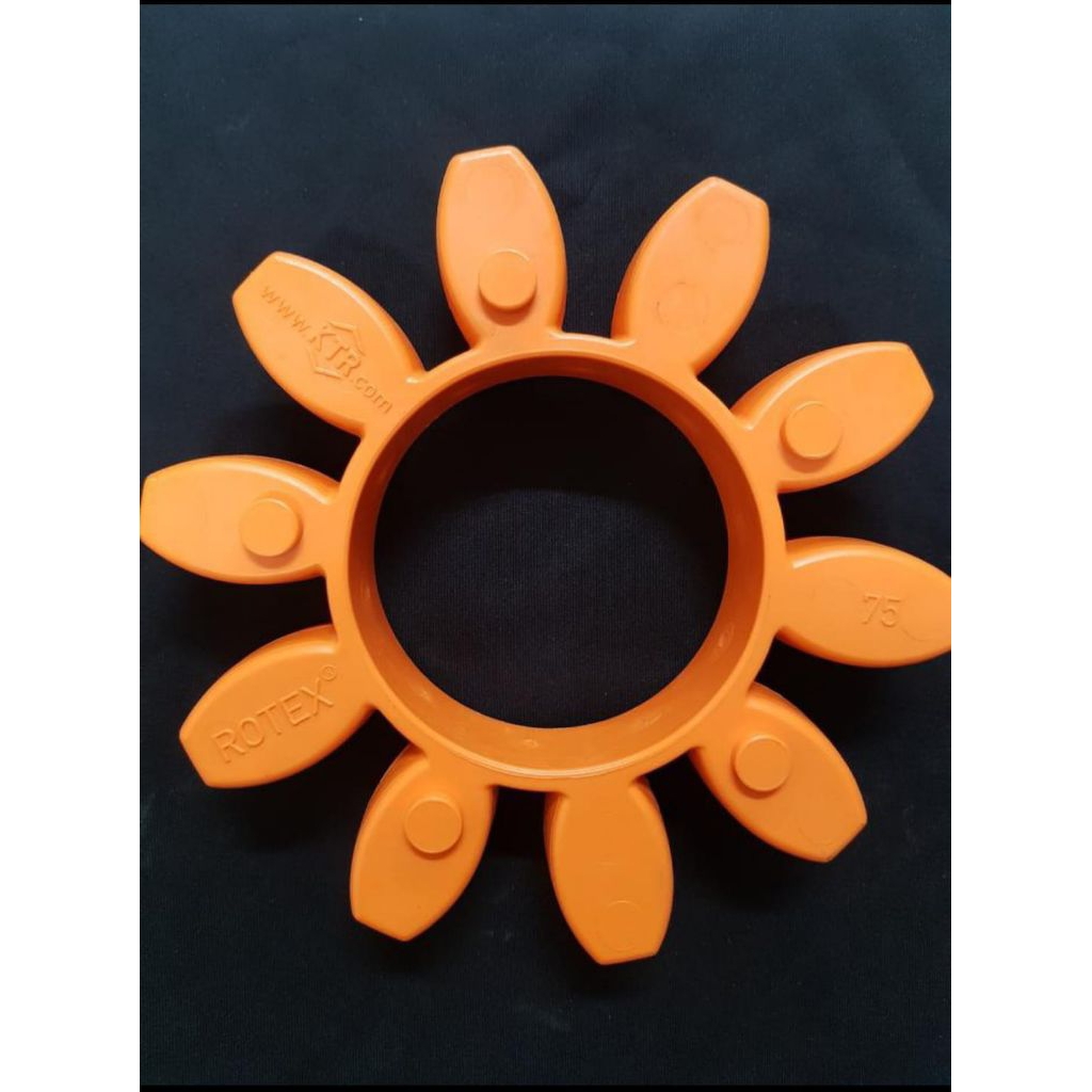 KARET RUBBER COUPLING KTR ROTEX GR 75 ELEMENT DUNIA KOPLING KTR ROTEX GR 75 GERMANY