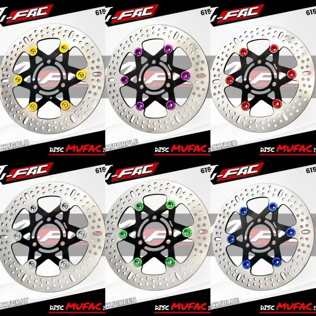 Piringan Cakram / Disc Brake Ukuran 220mm Model KTC Floating Baut 3 – Motor Mio J , Mio GT , Mio Sou