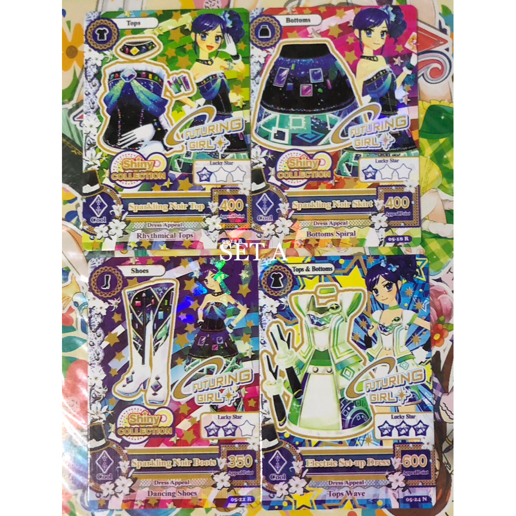 PRELOVED KARTU AIKATSU KW SET AOI FUTURING GIRL COOL