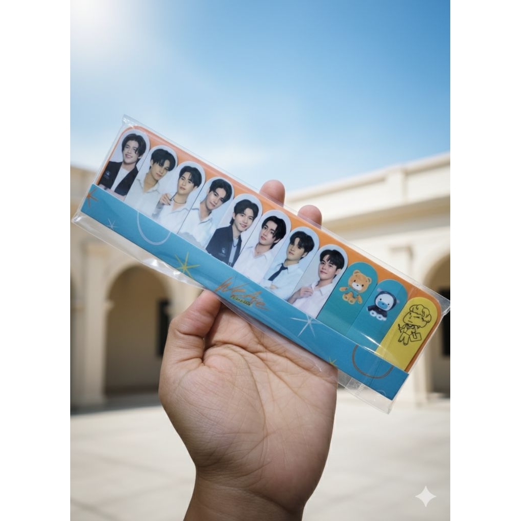 SHARING BOXSET WE ARE Pond phuwin sticky note - sharing sticky note we are winny satang aou boom mar