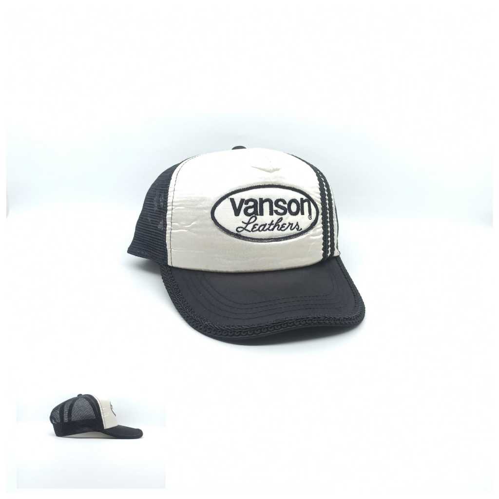 Topi Vanson Motorcycle Cap Trucker Second Preloved Original 861
