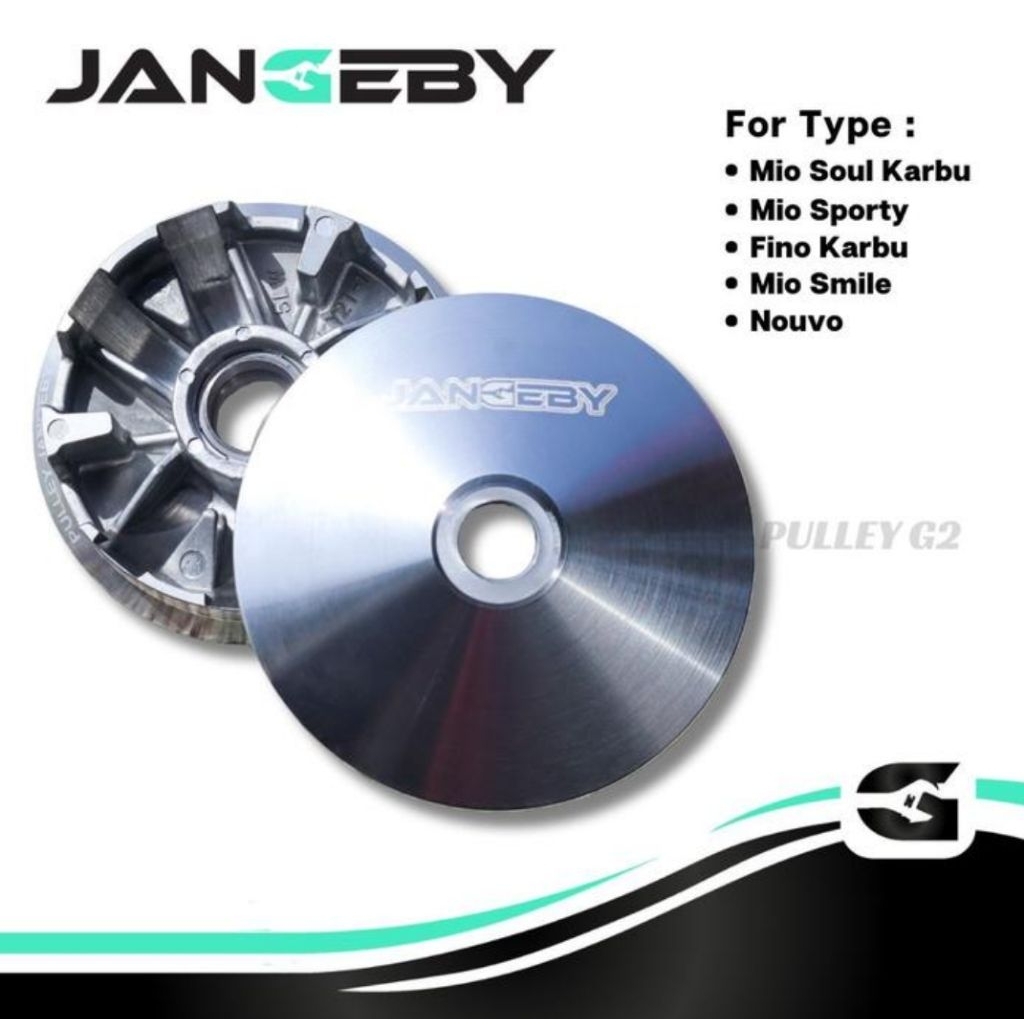 JANGEBY Pulley Custom G2 Mio Sporty Mio Smile Fino Karbu Nouvo Pully Racing