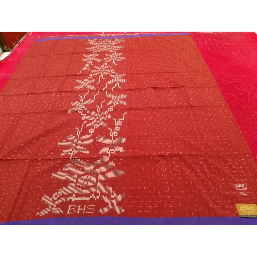 BHS  FULL SUTRA type GRM TUMPAL KEMBANG warna Merah bata tua Mulusssssss (lihat Deskripsi)