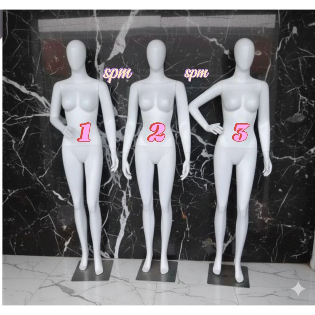 Patung Manekin alien Wanita Fiber