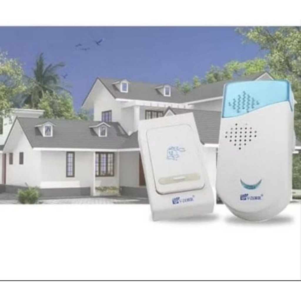 BELL PINTU RUMAH WARLES TANPA KABEL