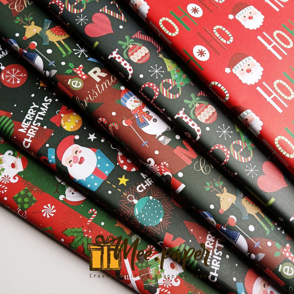 Kertas Kado Sansan Wawa Natal, Bungkus / Wrapping Paper