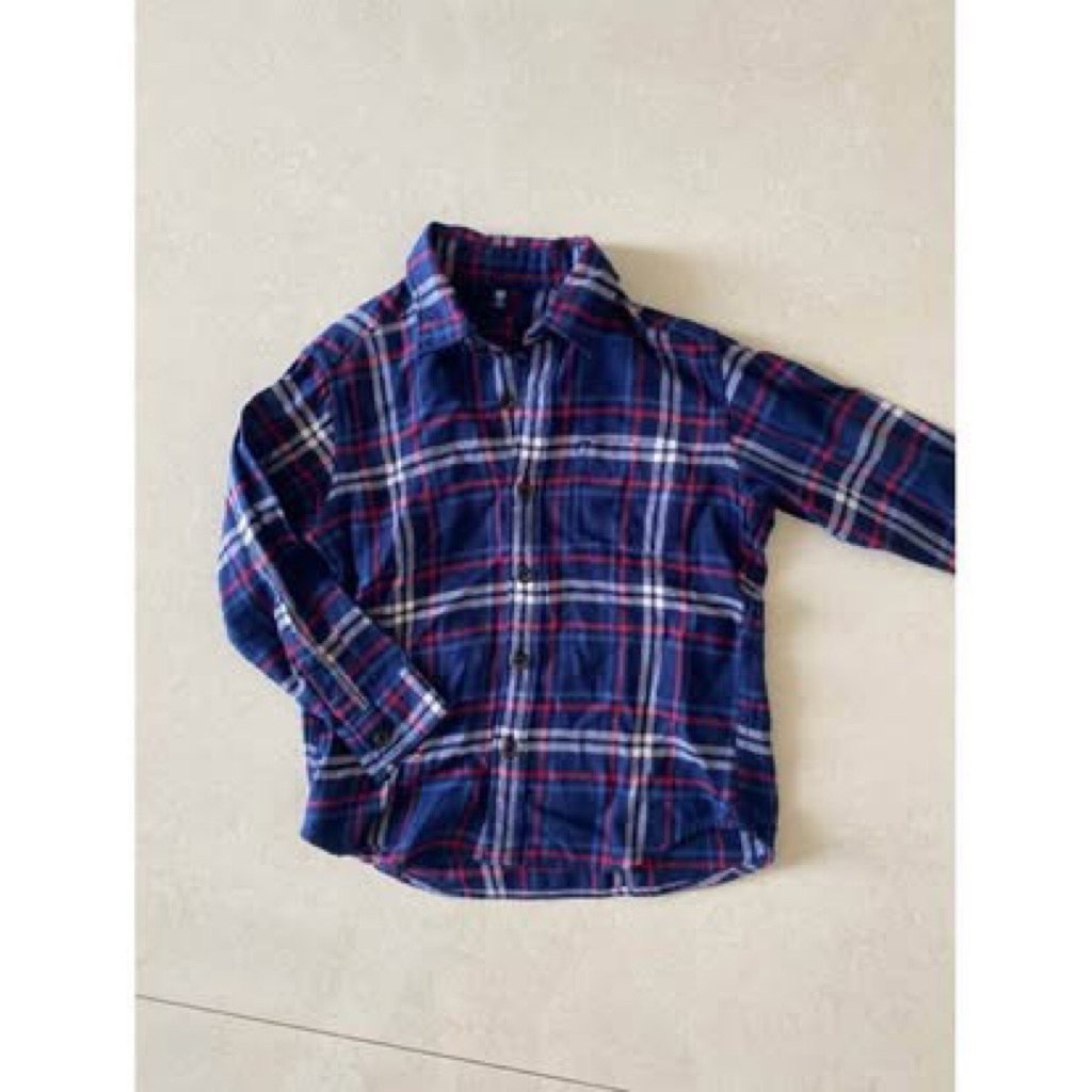 PRELOVED FLANNEL UNIQLO 110