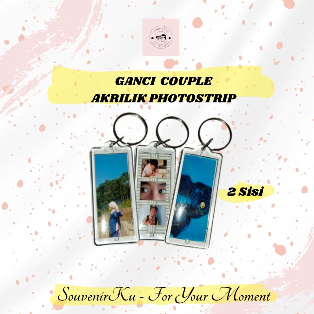 Keychain Akrilik Foto Strip Custom | Gantungan
Kunci Foto Aesthetic