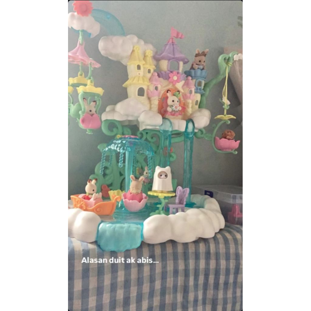 Sylvanian Families Sky Top Yumeiro Fairy Castle NO FIGURINES