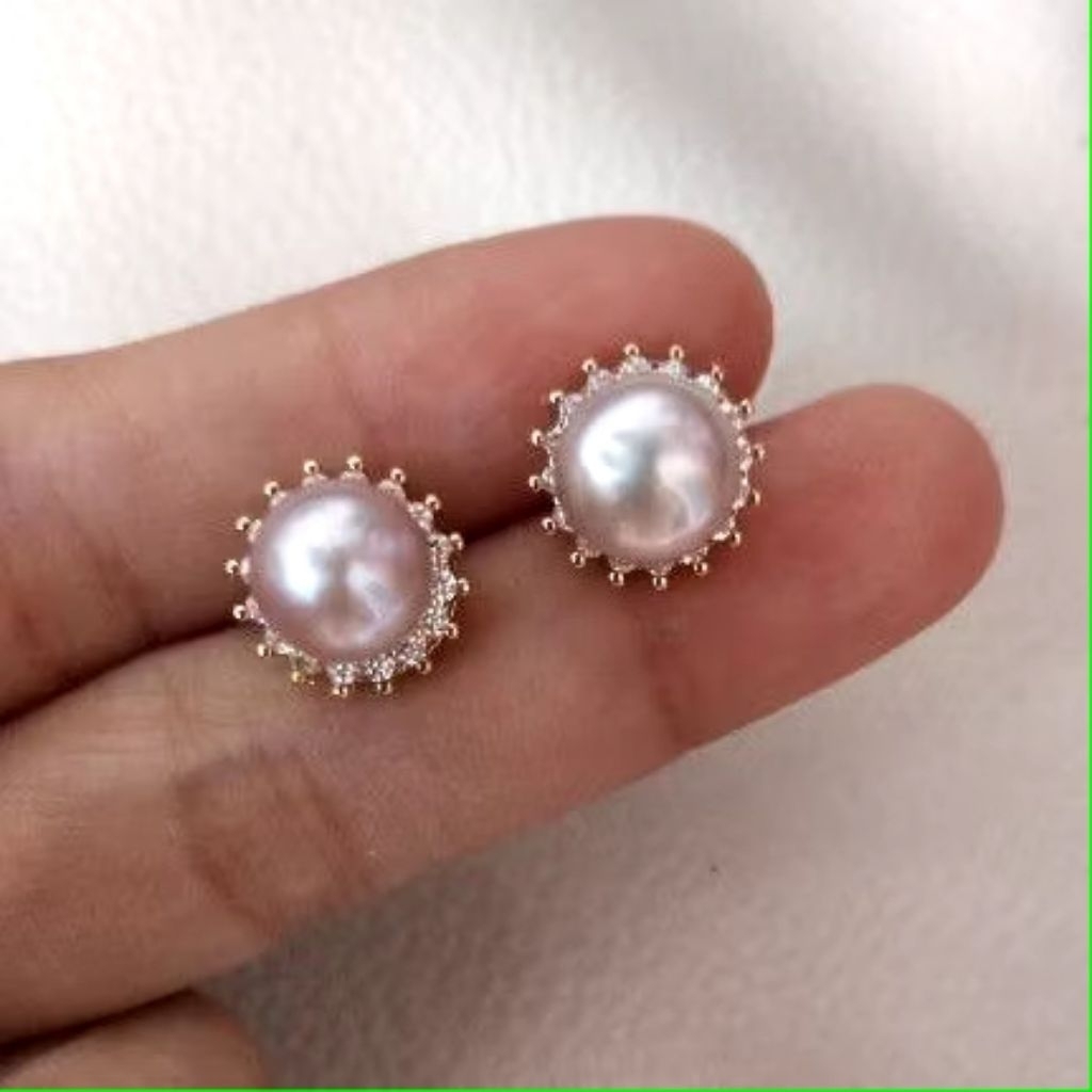 anting tusuk mutiara asli lombok