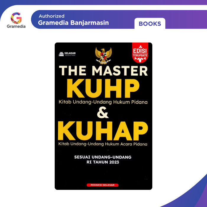 Gramedia Banjarmasin - The Master KUHP & KUHAP: Edisi Terupdate