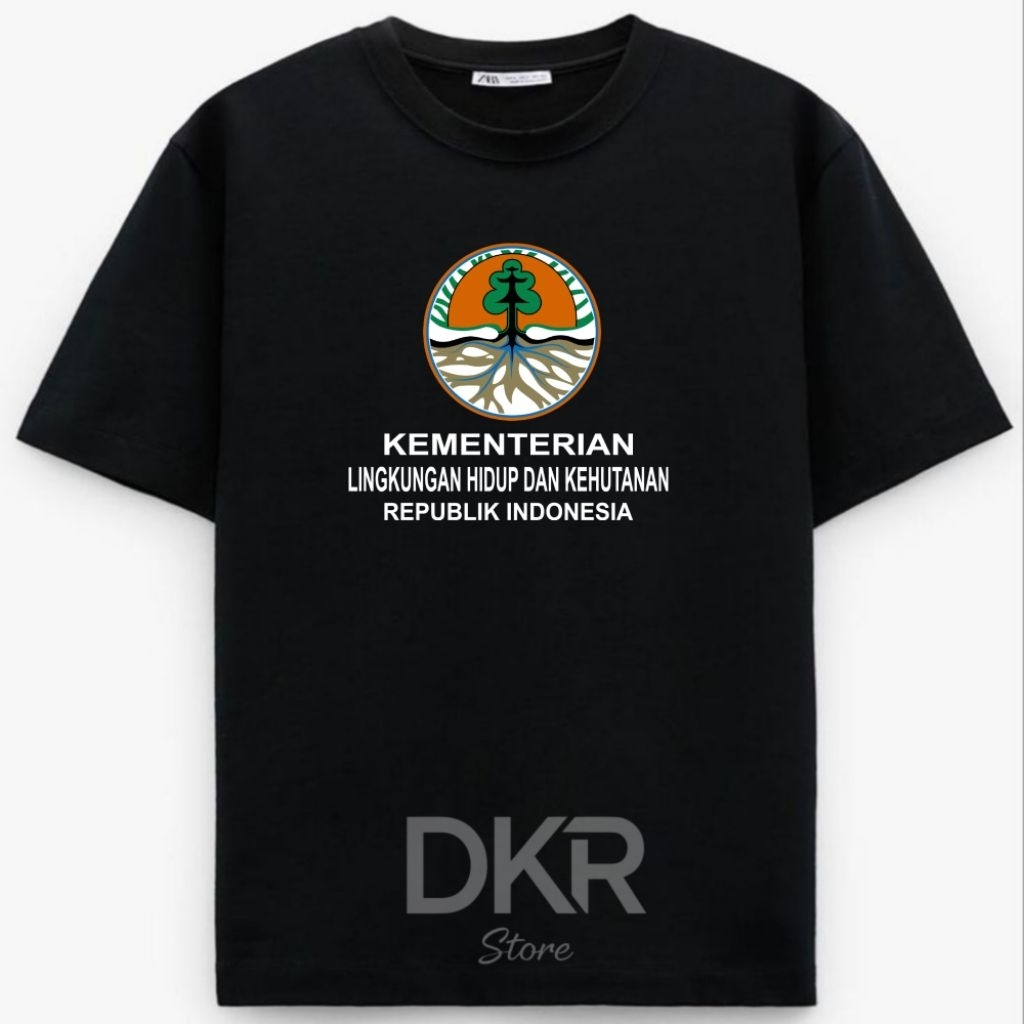 BAJU KEMENTERIAN LINGKUNGAN HIDUP DAN KEHUTANAN KLHK KAOS TSHIRT KEMENTERIAN LINGKUNGAN HIDUP DAN KE