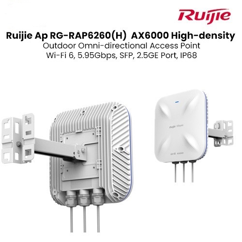 Ruijie RG RAP6260(H) / RAP6260(H)-D Reyee AX6000 High density Outdoor Omni Directiona