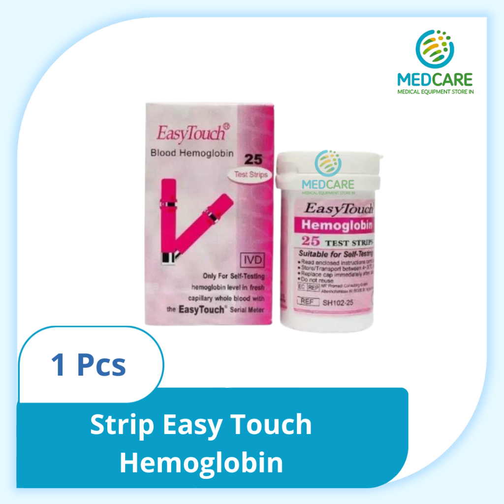 MedCare | Strip Easy Touch Hemoglobin | Tes Hemoglobin Isi 25 strip