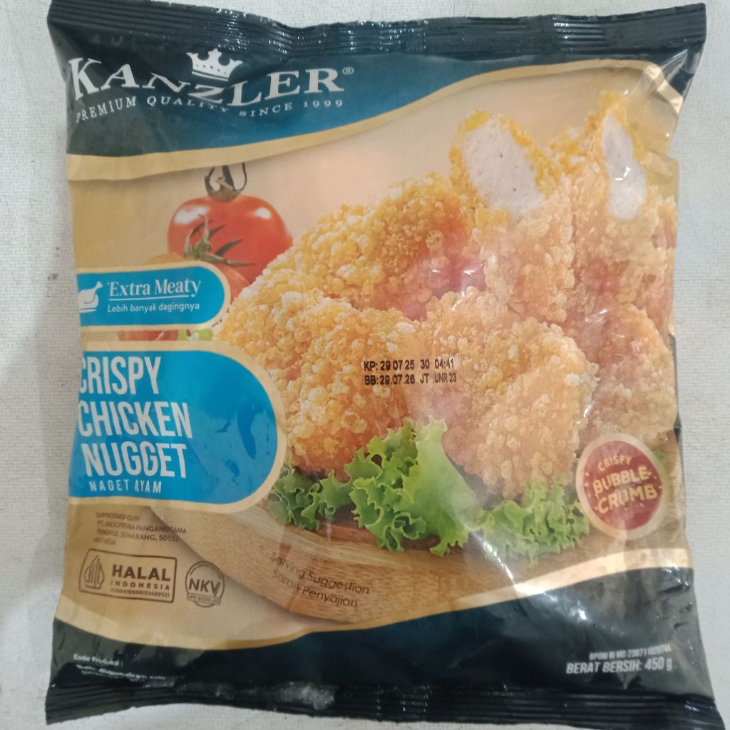 kanzler nugget crispy 500gr
