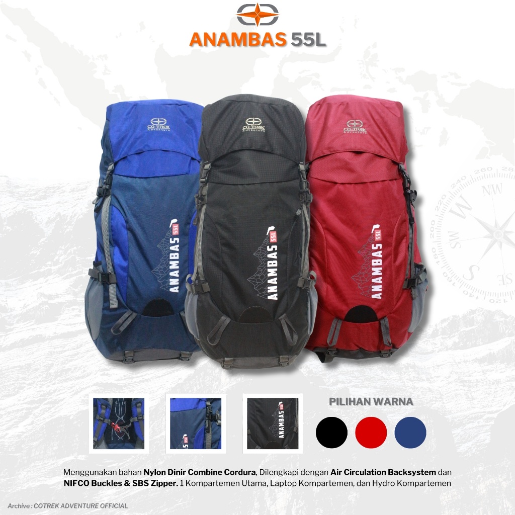 Carrier Anambas 55L Cotrek Adventure