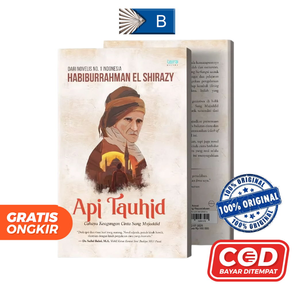 Original Buku Api Tauhid Karya Habiburrahman El Shirazy / Novel Api Tauhid Penerbit Terra Pustaka