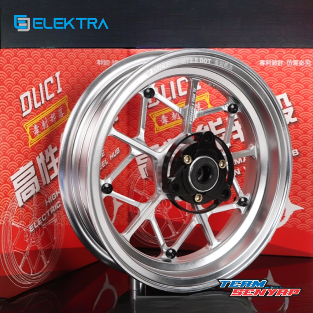 VELG CNC DUCI RING12 R12 MOTOR LISTRIK