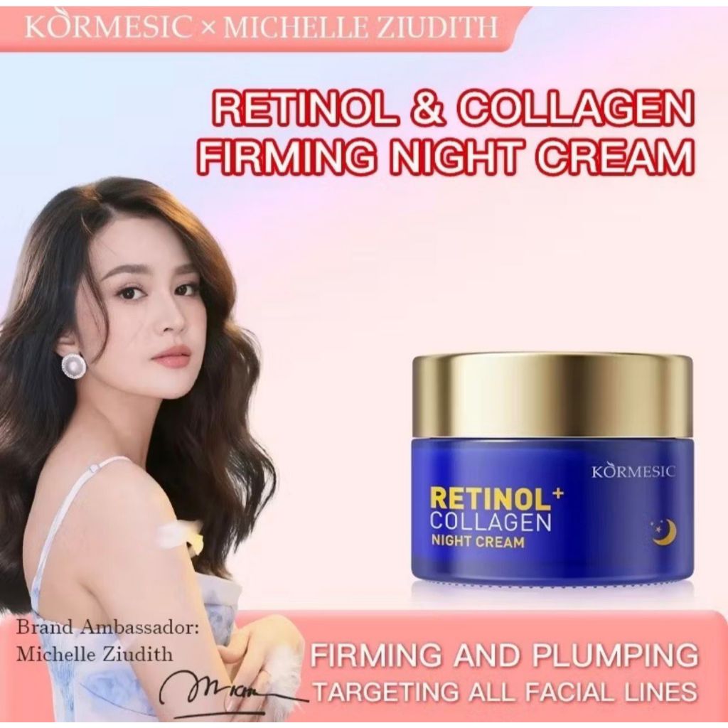 Kormesic Collagen & Retinol Night Cream || BPOM