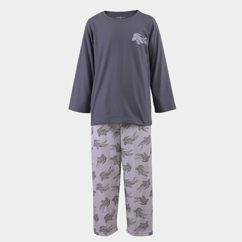 Star (ex Rambla) - Lolly & Noe Setelan Piyama Anak Laki-Laki Crocodile Lengan Panjang