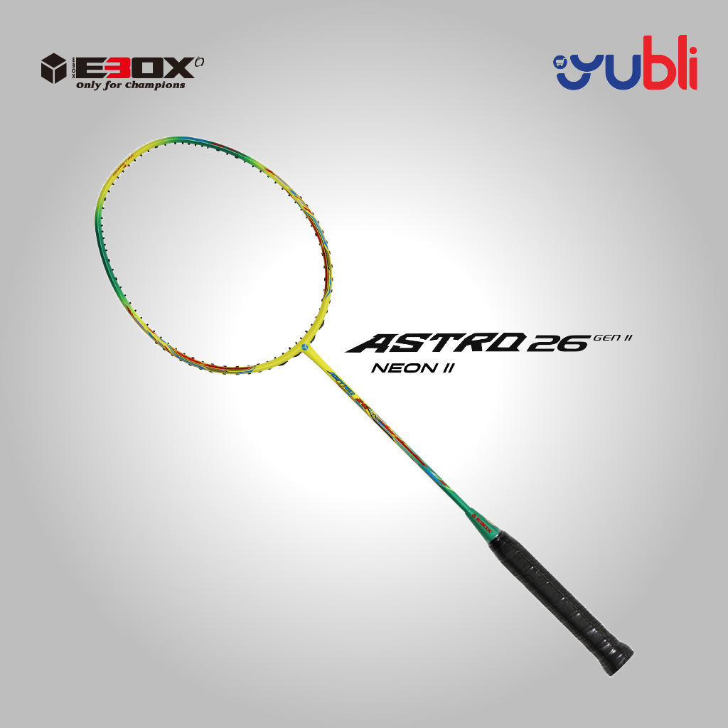 YuBli | RAKET BADMINTON EBOX | RAKET BADMINTON EBOX ASTRO 26 NEON | ORI 100%