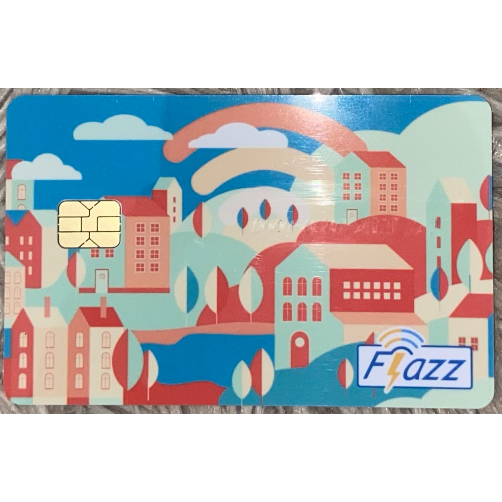 Flazz BCA  original  support  NFC edisi gambar desa