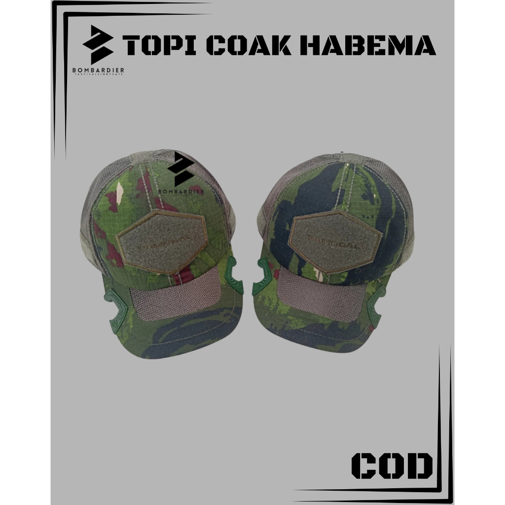 TOPI TACTICAL COAK LORENG HABEMA