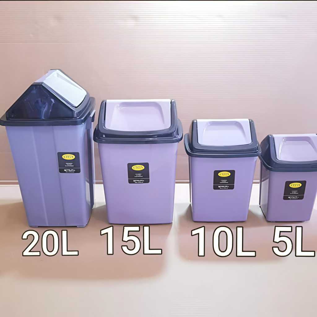 Tempat Sampah Komet Star Tong Sampah Tempat Sampah Tutup Goyang Tempat Sampah Komet Star 42 L / Tong