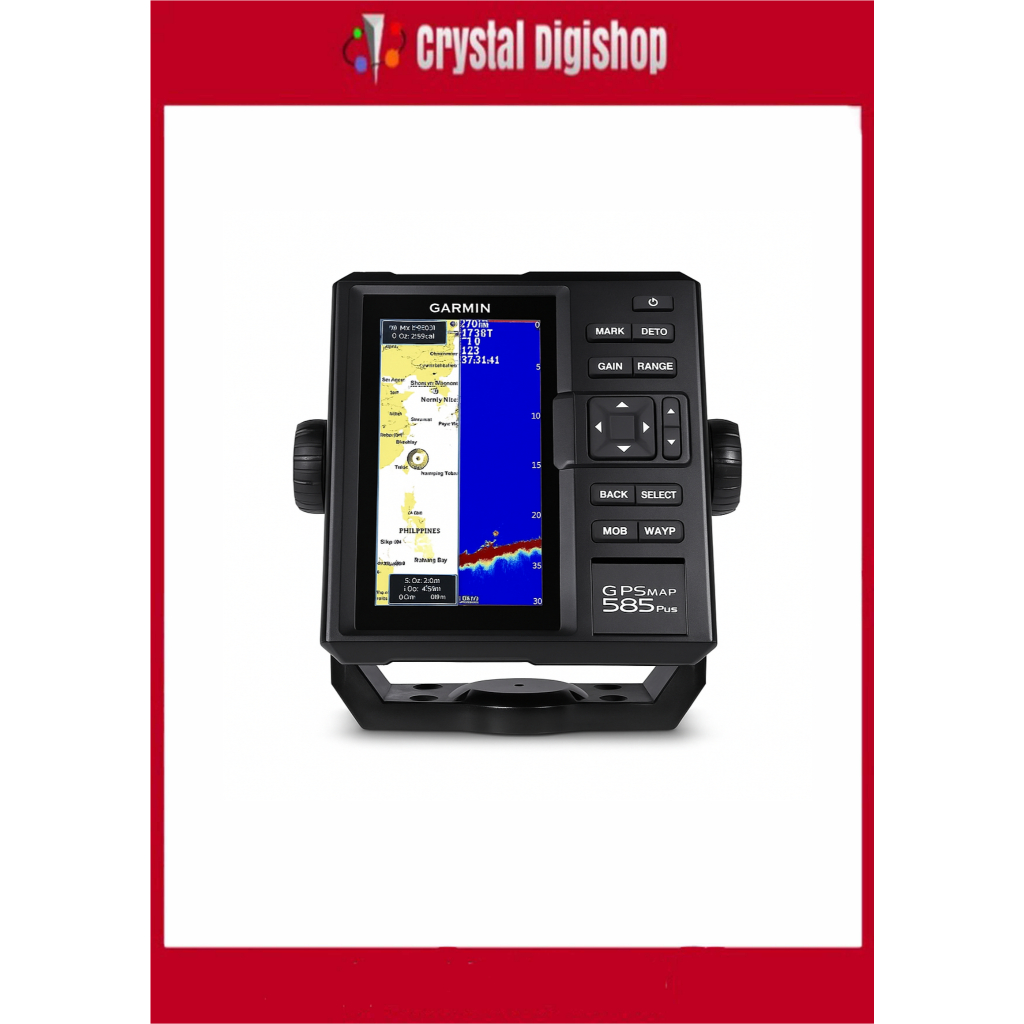 Garmin GPSMAP 585 Plus GT15M-TH - GPS Fish Finder with Transducer GT15M-TH