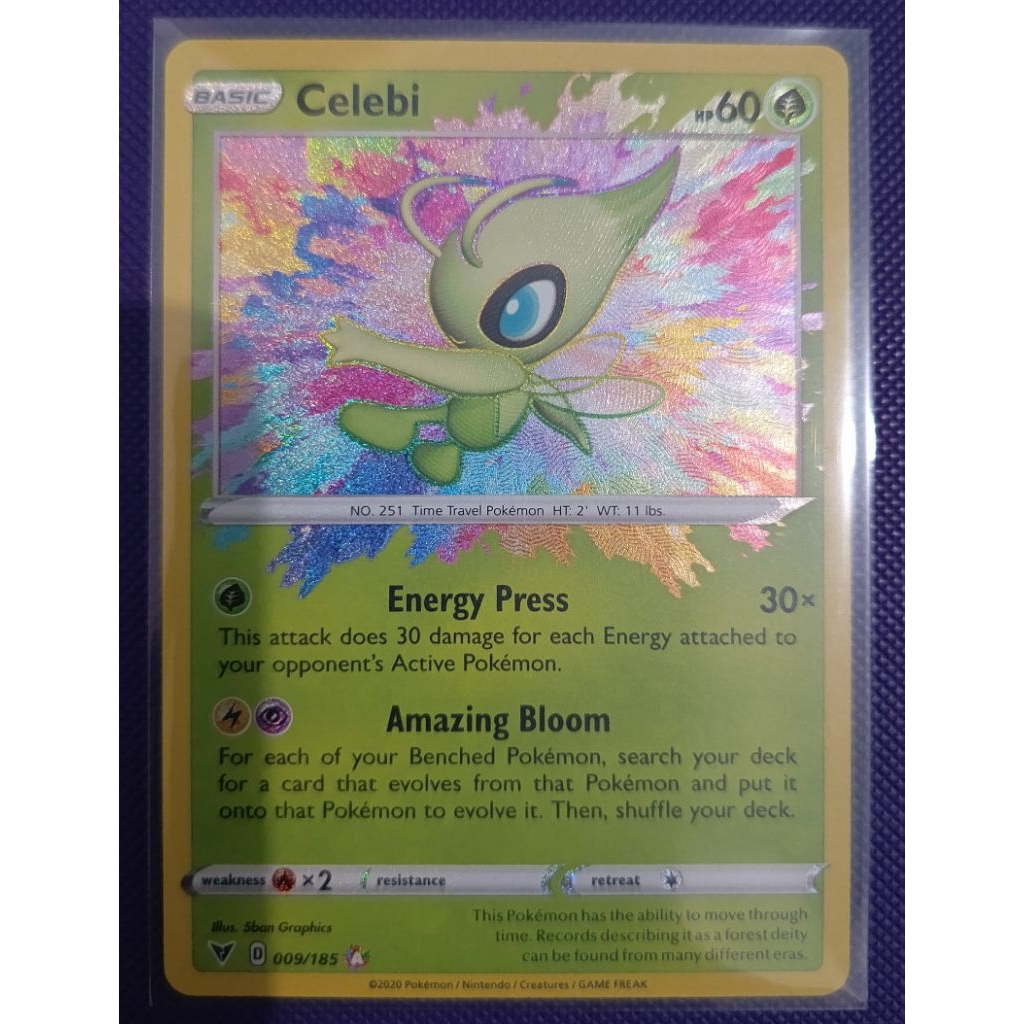 Pokemon English - CELEBI (AMAZING RARE)