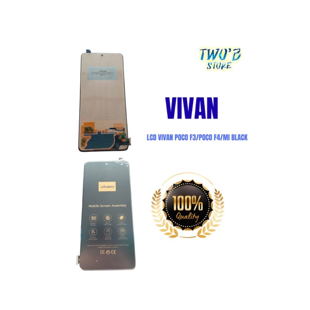 LCD VIVAN POCO F3/POCO F4/MI BLACK