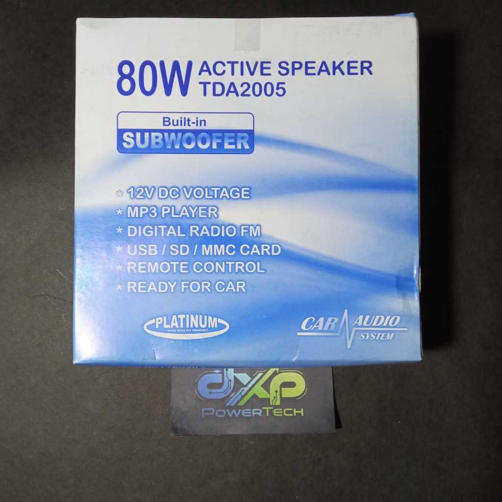 KIT ACTIVE SPEAKER 80W TDA 2005 BUILT-IN SUBWOOFER by PLATINUM