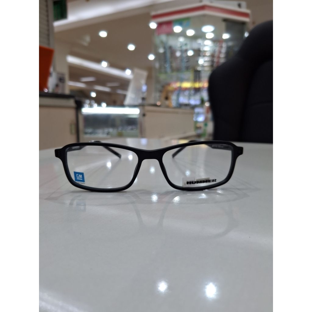 Frame Kacamata Hummer H-550 Black / Kacamata Pria Wanita Original / Frame Optik Hitam Elegan