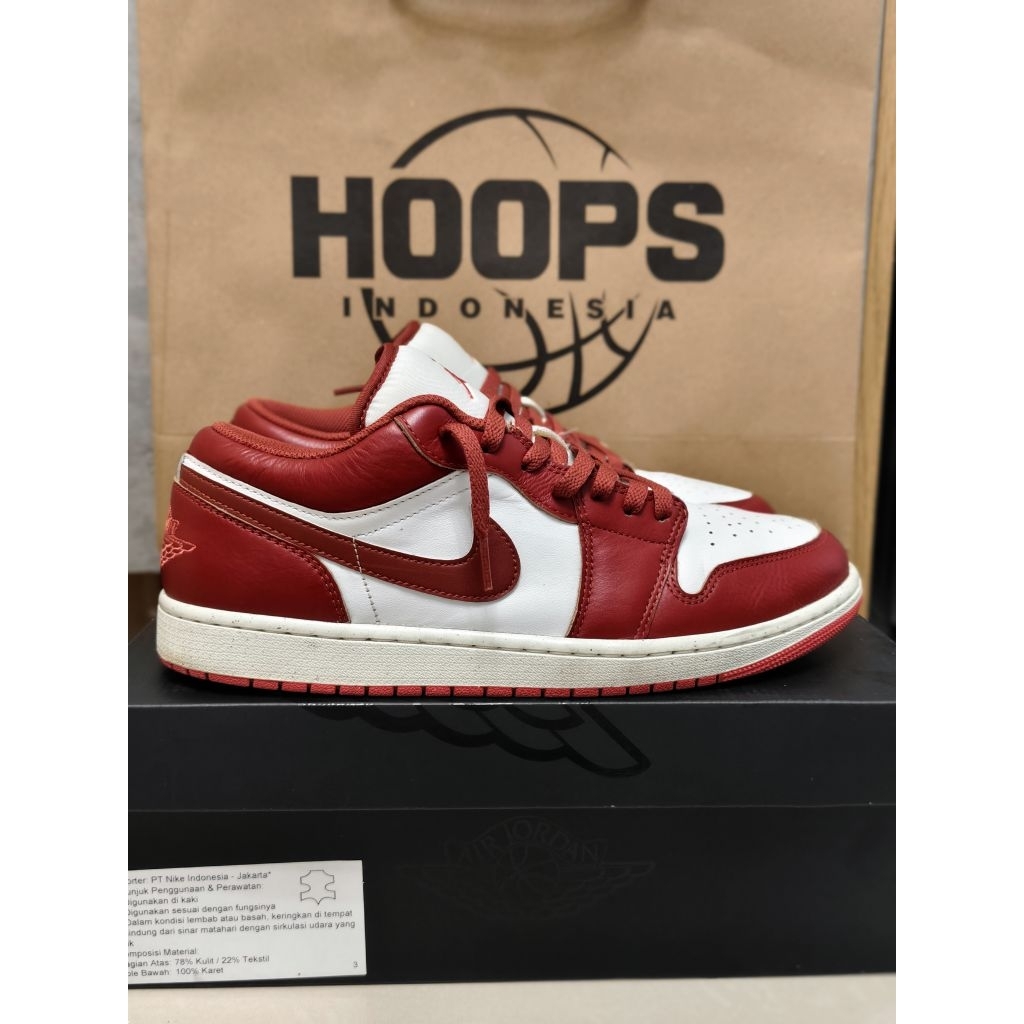 Preloved Air J*rd*n Low 1 Dune Red